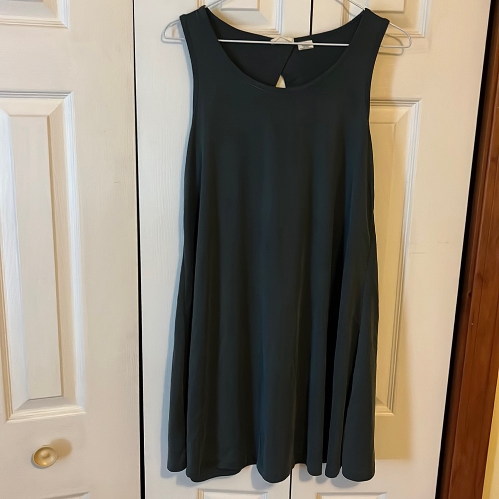 Green beach dress
